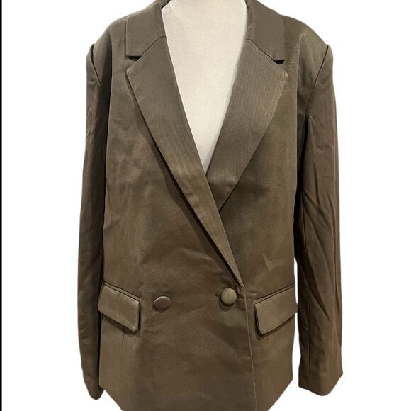 NWOT WeWoreWhat double breasted Boxy women's blazer oversized size small - Picture 7 of 14